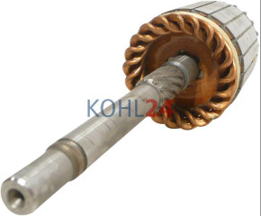 Anker für Anlasser der JD-Serie 0001362...-Serie Bosch 2004004076 2004004091 2004004094 2004004096 2004014053 2004014953 12 Volt 2,7 KW Original Bosch